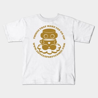 Things That Make You Go Sip (Gold O'BOT) Kids T-Shirt